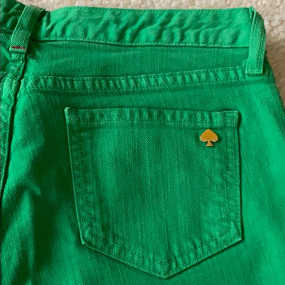 ♠️ Kate Spade Green Broome Street Green Denim 28